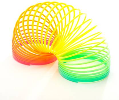 Stylezit Plastic Rainbow Slinky Plastic magic spring