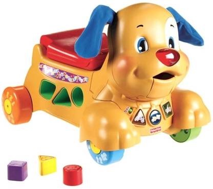 FISHER-PRICE Laugh & Learn Stride-to-Ride Puppy - English Language