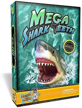 Discover with Dr. Cool Mega Shark Teeth Kit Includes 6 Megalodon Tooth Replica!