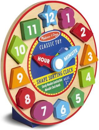 MELISSA & DOUG Shape Sorting Clock