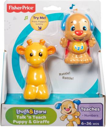 FISHER-PRICE Laugh & Learn Talk 'N Teach Puppy & Giraffe