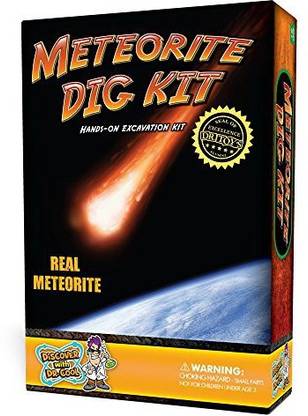 Discover with Dr. Cool Meteorite Space Science Kit - Dig Up A Real Meteorite And Tektite