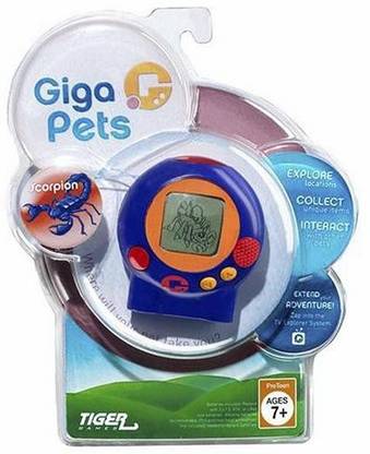 Hasbro Giga Pets - Hand Held Game: Scorpion