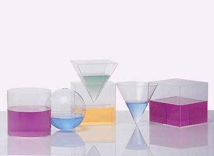 Math Buddy Labs Basic Solid Geometric Volume Set
