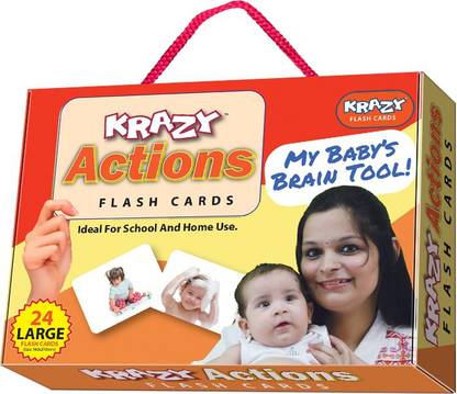 krazy Krazy Action Flash Cards