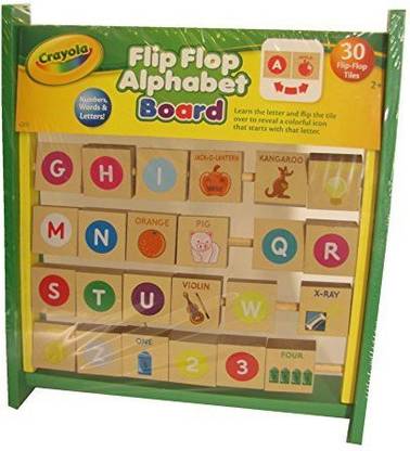 CRAYOLA Flip Flop Alphabet Board