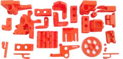 REP RAP Prusa Mendel i3 Rework Printed RED Parts KIT 3D Printer