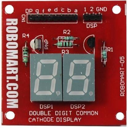 Robomart Double Digit Common Cathode Seven Segment Display