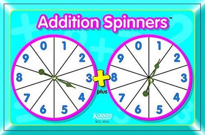 Kagan Cooperative Learning Spinner: Addition, Teaching Material (Msa)