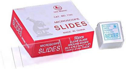 Labpro Plain Glass Slides Cover Slips for microscope