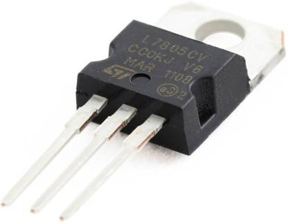 ADRAXX LM7805 7508 Positive Voltage Regulator IC, 5V 1A (Set of 5)