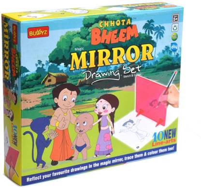 BUDDYZ Chhota Bheem Do-it-Yourself Mirror Drawing for Kids