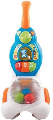 VTECH Pop and Count Vacuum Push Toy