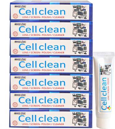 Cleanmax CELL CLEAN 50ml (Pack of 7) All in 1 for Lens, Mobiles, Laptops, Computers etc.  Lens Cleaner
