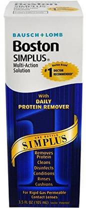 BAUSCH & LOMB Boston SIMPLUS Multi-action Solution (105ml) For Rigid Gas Permeable (RGP) Contact lenses