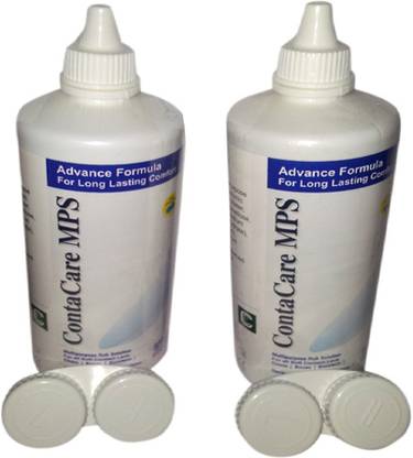 ContaCare CONTACARE MPS LENS SOLUTION - 2 bottles and 2 cases Cleaning Solution