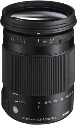 SIGMA 18 - 300 mm f/3.5 - 6.3 Macro DC OS HSM Contemporary  for Nikon Cameras Macro Zoom  Lens