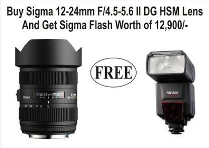 SIGMA 12 - 24 mm f/4.5 - 5.6 II DG HSM  for Nikon Cameras Wide-angle Zoom  Lens