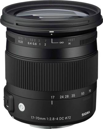 SIGMA 17 - 70 mm f/2.8 - 4 DC Macro OS HSM Contemporary  Macro Zoom  Lens