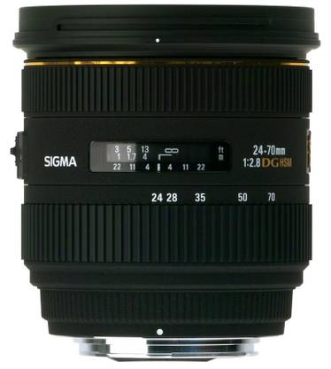 SIGMA 24 - 70 mm F2.8 IF EX DG HSM for Nikon Digital SLR Standard Zoom  Lens
