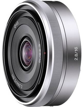 SONY SEL16F28 Interchangeable Alpha E-mount 16 mm F2.8 Wide-angle Prime  Lens