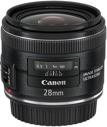 Canon EF 28 mm 1:2.8 IS USM  Wide-angle Prime  Lens