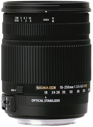 SIGMA 18 - 250 mm F3.5-6.3 DC Macro OS for Nikon Digital SLR Wide-angle Zoom  Lens