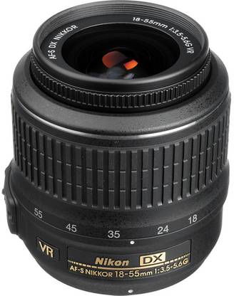 NIKON AF-P DX Nikkor 18 - 55 mm f/3.5-5.6G VR (3.0x)  Standard Zoom  Lens
