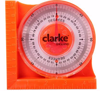 Clarke CLK-AFM Clarke 4-1/8" Angle Finder with Magnetic Base Heavy Duty Magnetic Engineer's Precision Level