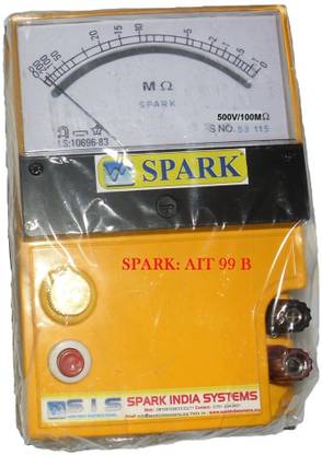 SPARK 500v Insulation Tester (Megger) Non-magnetic Electronic Level