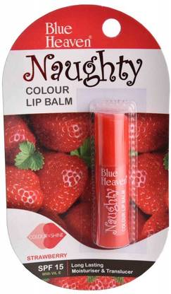 Blue Heaven Naughty Color Lip Balm Combo Of 2 Strawberry Bubble Gum Orange Magic Price In India Buy Blue Heaven Naughty Color Lip Balm Combo Of 2 Strawberry Bubble Gum Orange