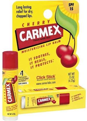 Carmex Click-Stick Moisturizing Lip Balm Cherry