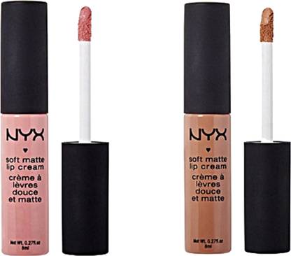 NYX Set Of 2 Soft Matte Lip Cream 06,04