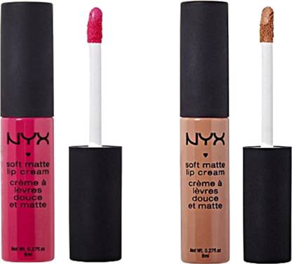 NYX Set Of 2 Soft Matte Lip Cream 07,04