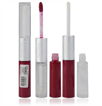 Glam21 2in1 Longlasting Waterproof Maroon Lip Gloss Pack of 1