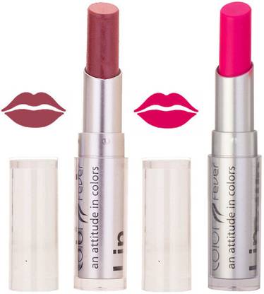 Color Fever Creamy Matte profissional77160240Mauve, Neon Pink Lipstick