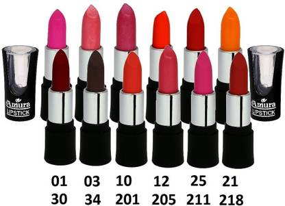 Amura A-100 Smart Look LipStick Set of 12
