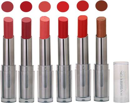 RYTHMX Color Show Creamy Matte Lipstick (Pack of 6) 197