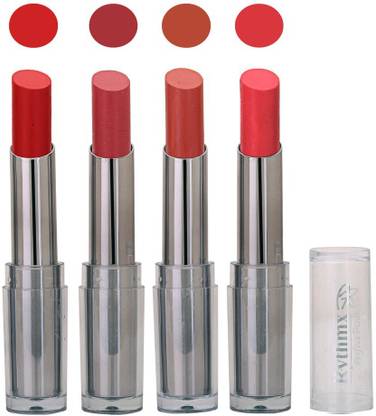 RYTHMX Lipstick in Red,Wine,Rich Browny,Pink Pack of 4