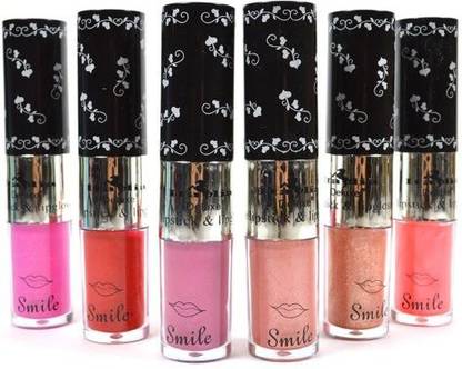 ITALIA Deluxe Duo Long Lasting Round Lipgloss Complete Set 1 + Free Earring