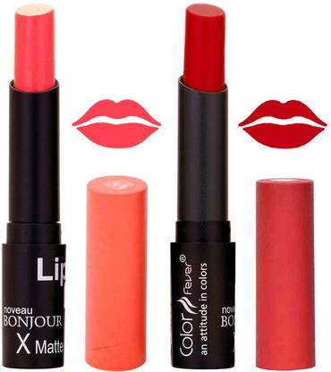 Color Fever Peach Creamy Matte Offer Lipstick Set-14-18