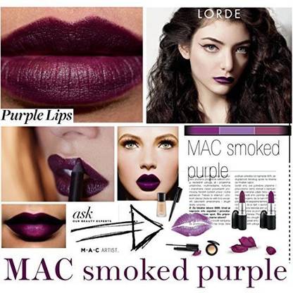M.A.C Matte Smoked Purple