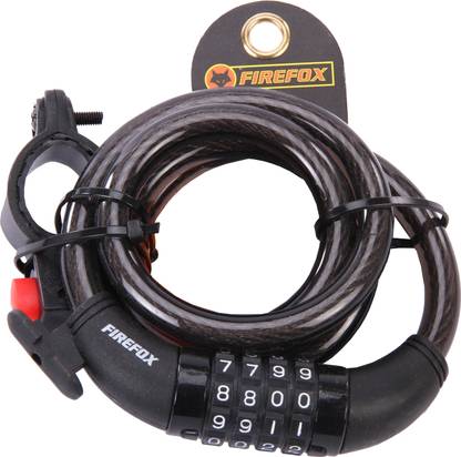 Firefox Bicycle Spiral Resettable Combination Lock