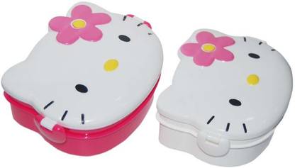 Blossoms Stylish Hello Kitty Box 2 Containers Lunch Box