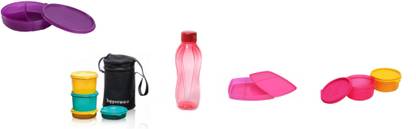 TUPPERWARE Executive 8 Containers Plastic Office Lunch Box