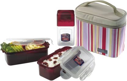 LOCK & LOCK HPL762RP 3 Containers Office Lunch Box