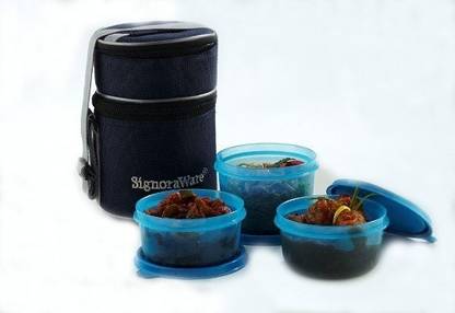 Signoraware 538 3 Containers Lunch Box
