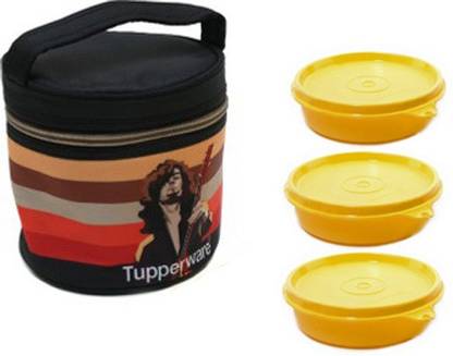 TUPPERWARE JUN-511-Bag lunch box 3 Containers Lunch Box