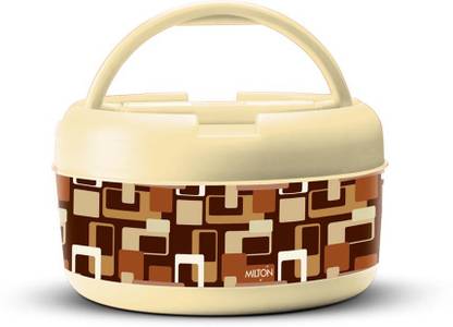 MILTON Brunch With Handle 2 Containers Plastic Office Lunch Box