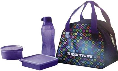 TUPPERWARE Fun Loop 3 Containers Lunch Box